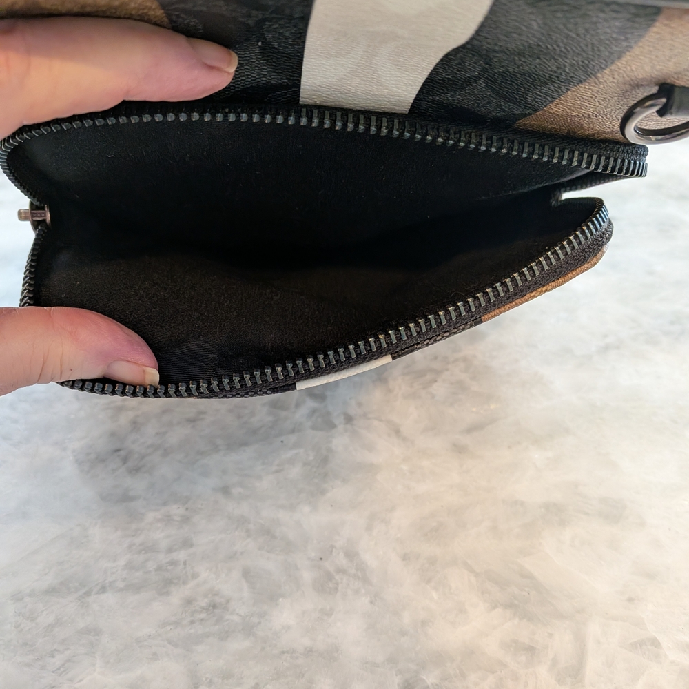 Coach Unisex Graham Pack Sling Colorblock Canvas And Leather Trendy Preppy Lux - Picture 7 of 12